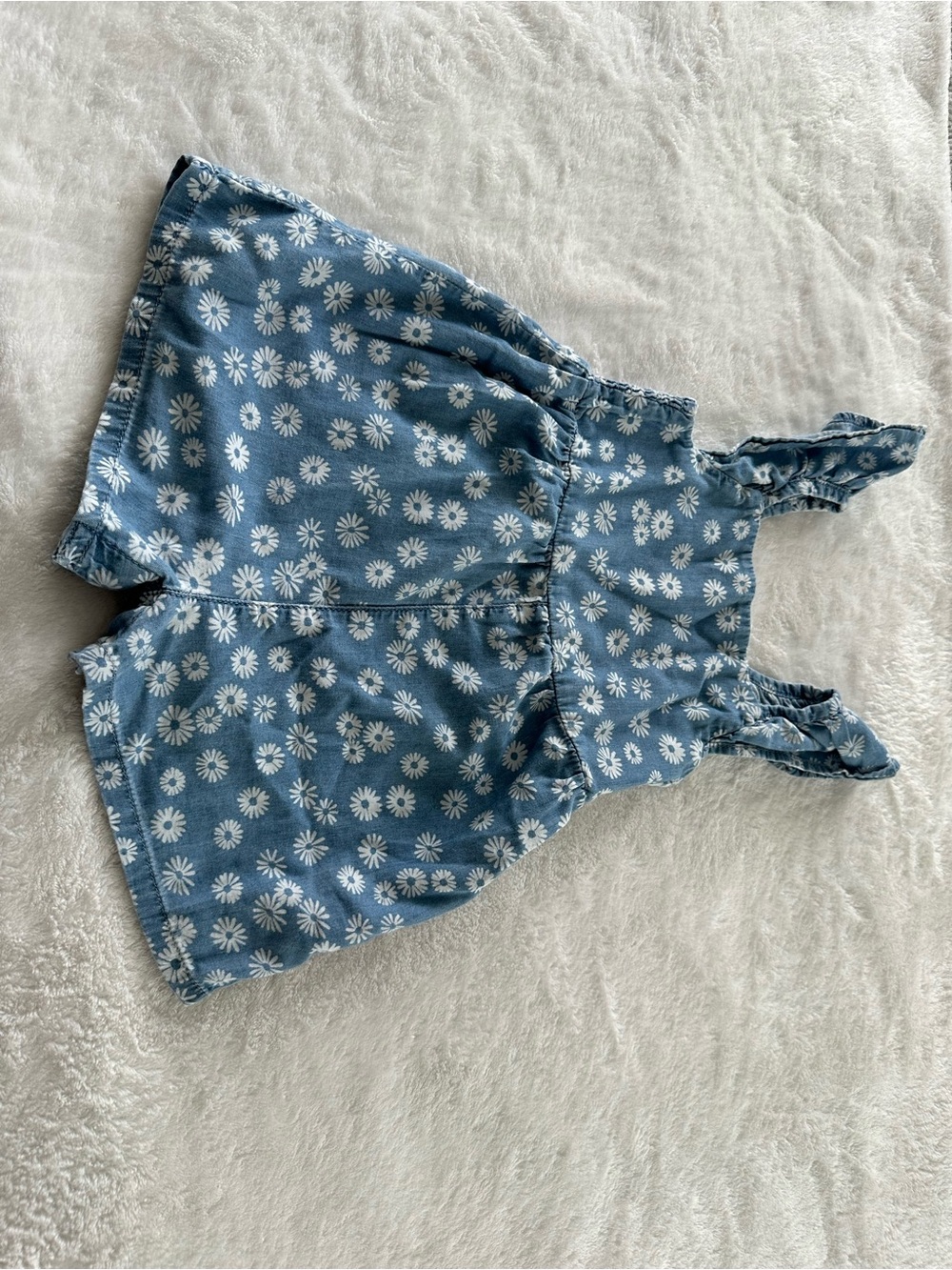 GAP Denim-Look Daisy Print One-Piece Romper πΌπ€